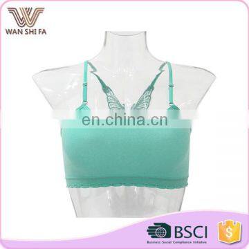 Comfortable durable nylon high quality seamless women padded camisole