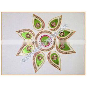 Rangoli Floor Design Diwali Decoration Indian Home Decor