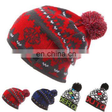 Fashion Womens Girls Winter Hat Pom Pom Beanie Winter Hats