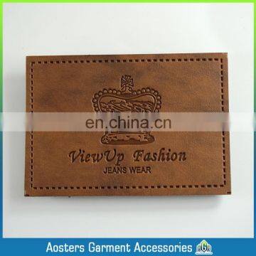 Custom Fashion Printed Jeans Leather Label Patch photo-4