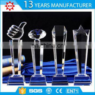 Wholesale Custom Star Shape Crystal Trophy Award