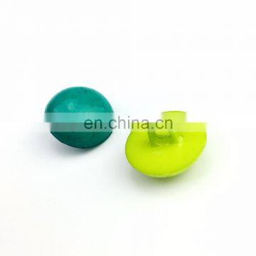 round high quality green sewing resin buttons for clothing