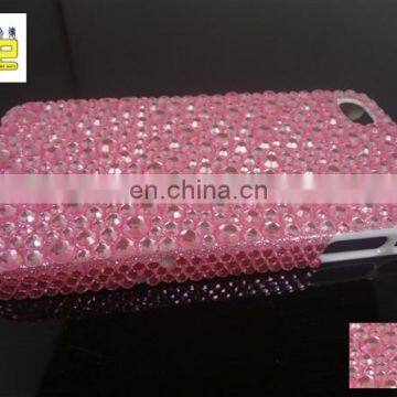 Shining Crystal Iphone 5 Gold Stickers photo-2