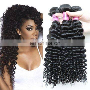 Good Feedback Deep Curl Best Selling High Quality virgin human Hair bundles brazilian loose deep wave hair weave