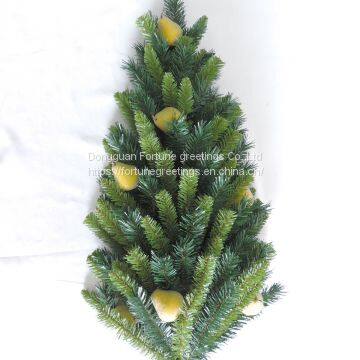 Artificial christmas half tree