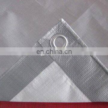 grey white color heavy duty poly tarp