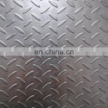 Hot rolled Q235/SS400/A36/S235JR ms steel checkered plate size