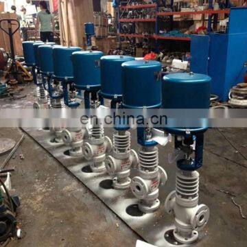 Electric Fluorine regulating valve,water/steam control valve