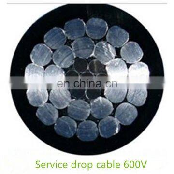 1/0 2/0 ACSR Conductor ASTM Standard XLPE Insulation 600V Service Drop Cable