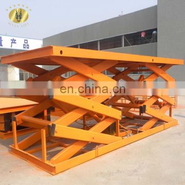 7LSJG Shandong SevenLift 10t 4m manual fixed electric platform table lift