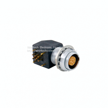 EXG.1B.308.HLN elbow socket for printed circuit
