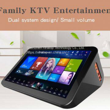 China Karaokee Mini Home Ktv Song Karaoke System Professional 15.6 Inch Portable Hard Disk Karaoke On Demand Player