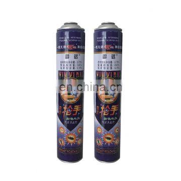 China aluminum tin box with logo empty 750ml and aerosol can for insecticide