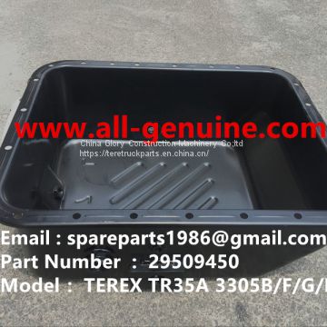 TEREX 29509450 OIL PAN TR35A 3305F 3305G 3305K 3305B OFF HIGHWAY RIGID DUMP TRUCK MINING HAULER TRANSMISSION