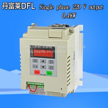 Frequency Converter Single Phase 220V Output Single Phase Fan Water Pump Light Load Motor is Available From China 0.4KAV