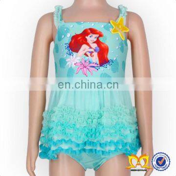 Baby Double Side One Piece Ruffle Swimsuit Kids Swimwear Beach Bathing Suit photo-6