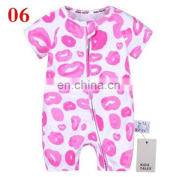 2019 New Summer Newborn Baby Boys Short Sleeves Overalls Clothes With Zipper Cotton Rompers Baby Clothes Over 40styles photo-7