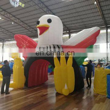 Bald Eagle Theme Archway Cartoon Character Advertising Inflatable Gate Arches From China Reliable Supplier photo-2