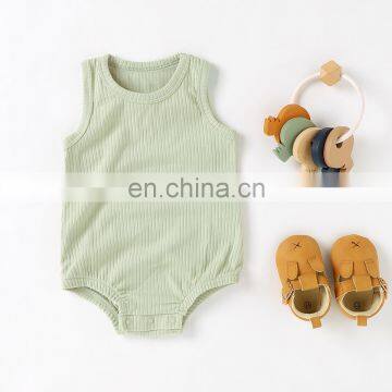 Simple & Comforter Organic Cotton Solid Baby Romper Boy & Girl Onesie Baby Bodysuit photo-3