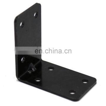 Factory price black painted galvanized metal special steel brackets for funiture