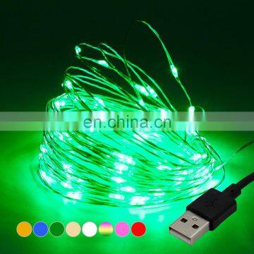 LED String Lights 10M USB Waterproof Copper Wire Fairy Twinkle Lights For Christmas Holiday Decoration photo-4