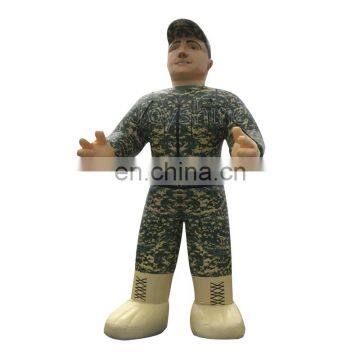 Custom Logo Inflatable Model Military Man Advertising Inflatables