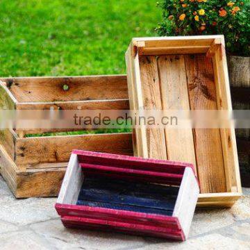 Custom Logo and Stain Color Small Wooden Crate                        
                                                Quality Choice