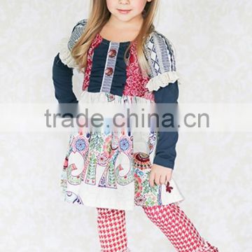 Bulk wholesale children's clothing girls boutique outfits fall children clothing