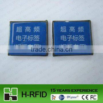 RFID LF UHF gas cylinder wet tag back glue printable