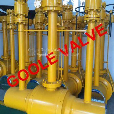 Full Bore Discharging Type Fully Welded Ball Valve GAQ61PPL photo-2