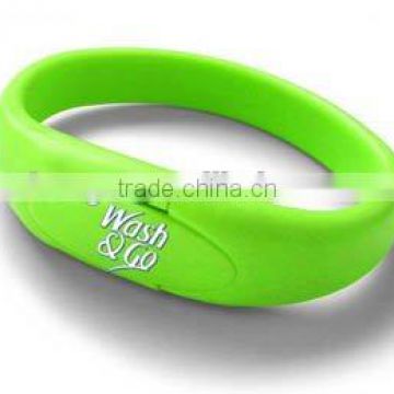 wholesale fashion mini silicone bracelet usb flash drive