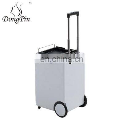 Cosmetic rolling makeup train case beauty hair salon equipment trolley travel case professional