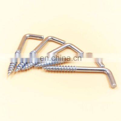 L Type C Type Screw Hook Self Tapping Screws Square Cup Hook Decorative Eye Bolts photo-3