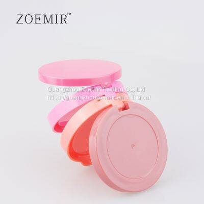 3 Colors Round Compact Case Powder Empty Makeup Blush Compact Powder Packaging photo-5