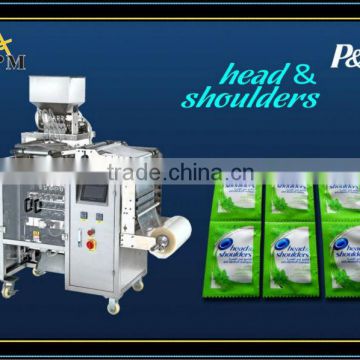 4 lines shampoo packing machine