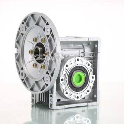 China Nmrv Worm Reducer Power Transmission Gearbox With Flange