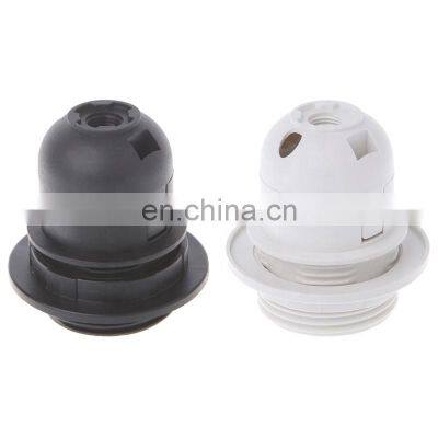 Tonghua Vintage Decorative One Ring White Black Half Screw Bakeliate Lamp Holder E27 Retro LED Edison Bulb Base E26