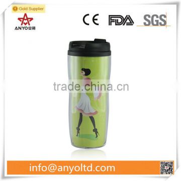 Plastic drinking bottle