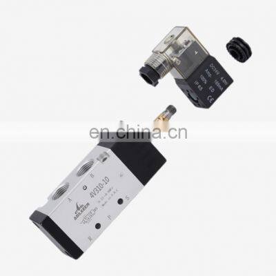 4V Series 5/2 VALVE SINGLE COIL DC24V PNEUMATIC SOLENOID VALVE photo-2