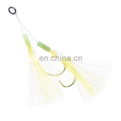 2020 Hotsale Artificial Bait With Glow Hook Swivels Anzois Para Pesca Sabiki Rigs Fishing Lure photo-4