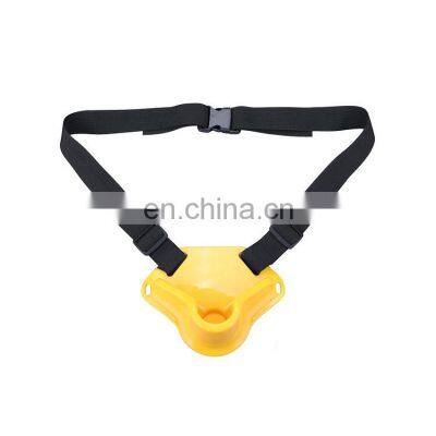 Portable Anti-Corrosion Waist Belt Prop Fishing Rod Holder Pole Stand Adjustable Sea Fishing Belly Top Belt Fish Tool