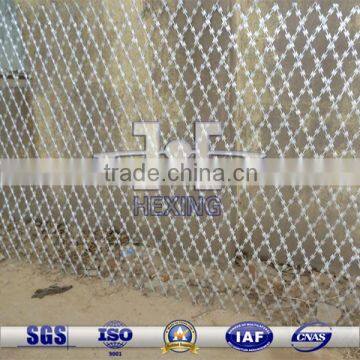 Hot Dip Galvanized Welded Barbed Razor Wire Mesh Fence Plate
