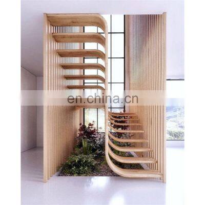 Designer straight stairs central spine stairs with middle stringer