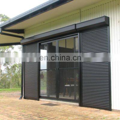 hurricane shutters-roll up aluminum outside roller shutter  window