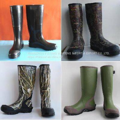 Camo Rubber Boots,Hunting Camo Rubber Boots,Safety Rubber Boots.Fishing Rubber Boot,Forest Camo Boots,Loggers Boots photo-2