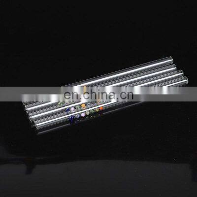 Eco Friendly Washable Straight Drinking Sustainable Decorative Glass Crystal Reusable Straw photo-2