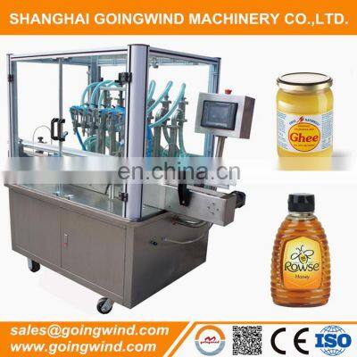 Automatic ghee packing machines auto jar honey bottling line olive oil bottle filling machine cheap price for sale