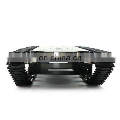 TS700 Tracked Robot Chassis Robot Tank Chassis Metal Robot Track With Motor Encoding Disk Without Controller photo-5
