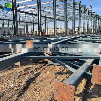 Low cost construction design prefabricated workshop steel structure warehouse for rent