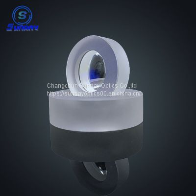 Sapphire Double Concave Lens   Dia.12mm EFL-18mm Wavelength  650-1050nm AR Coating